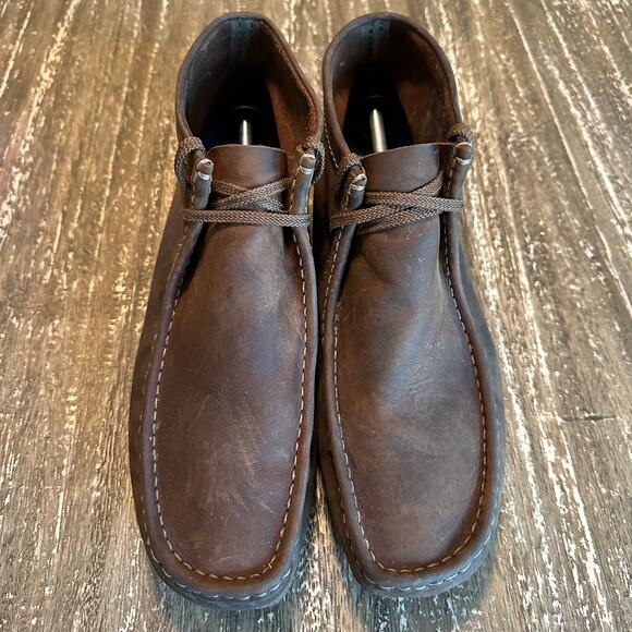 Collection by Clark’s Leather Wallaby Shoes Chukka Boots Brown Men’s Size 12 main image 11